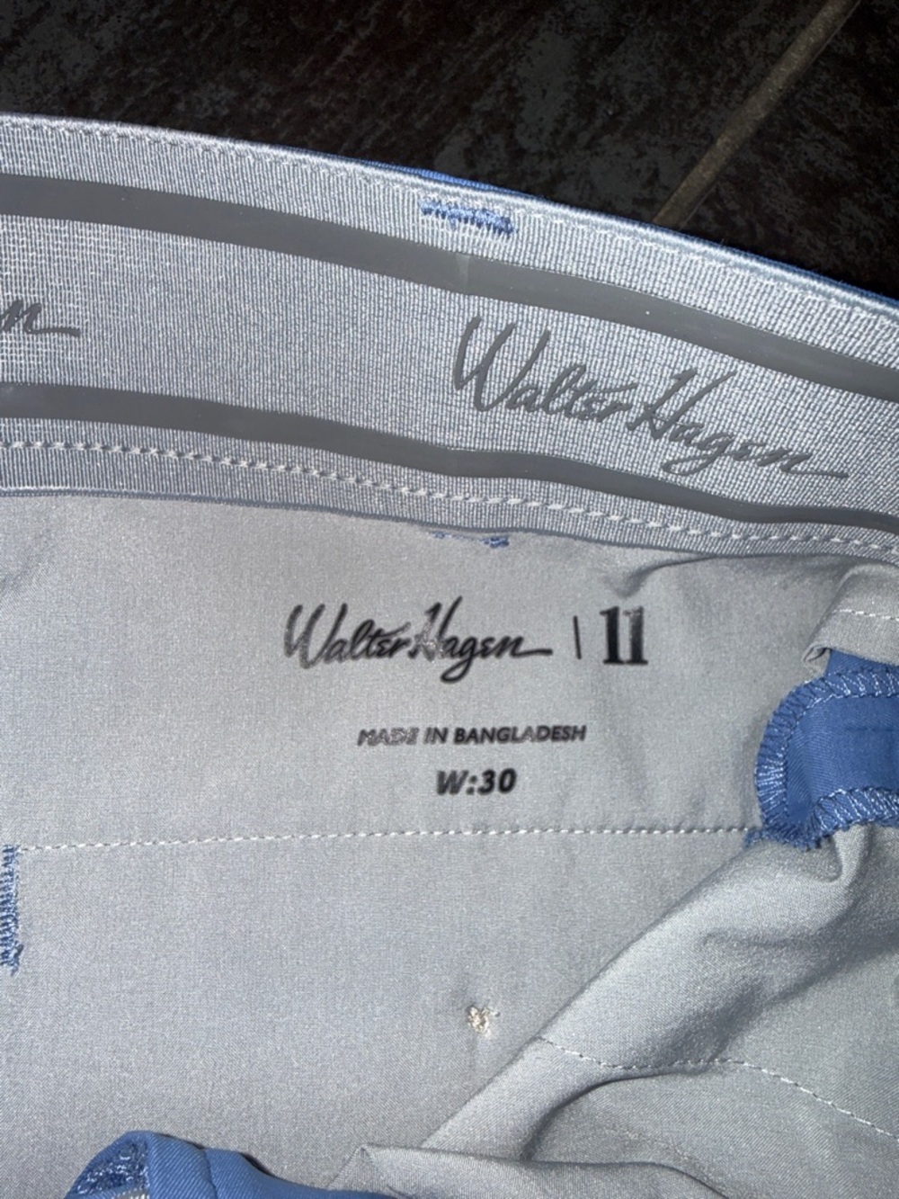 Walter Hagen Men's Light Blue Performance Golf Shorts - Picture 3 of 4